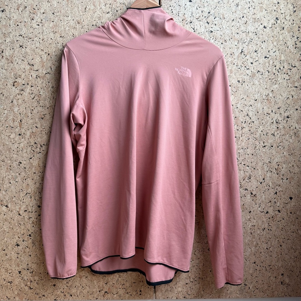 The North Face Belay waffle grid sun hoodie - rose dawn (pink) - Picture 5 of 8